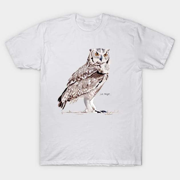 Spotted Eagle Owl T-Shirt by lucafon18